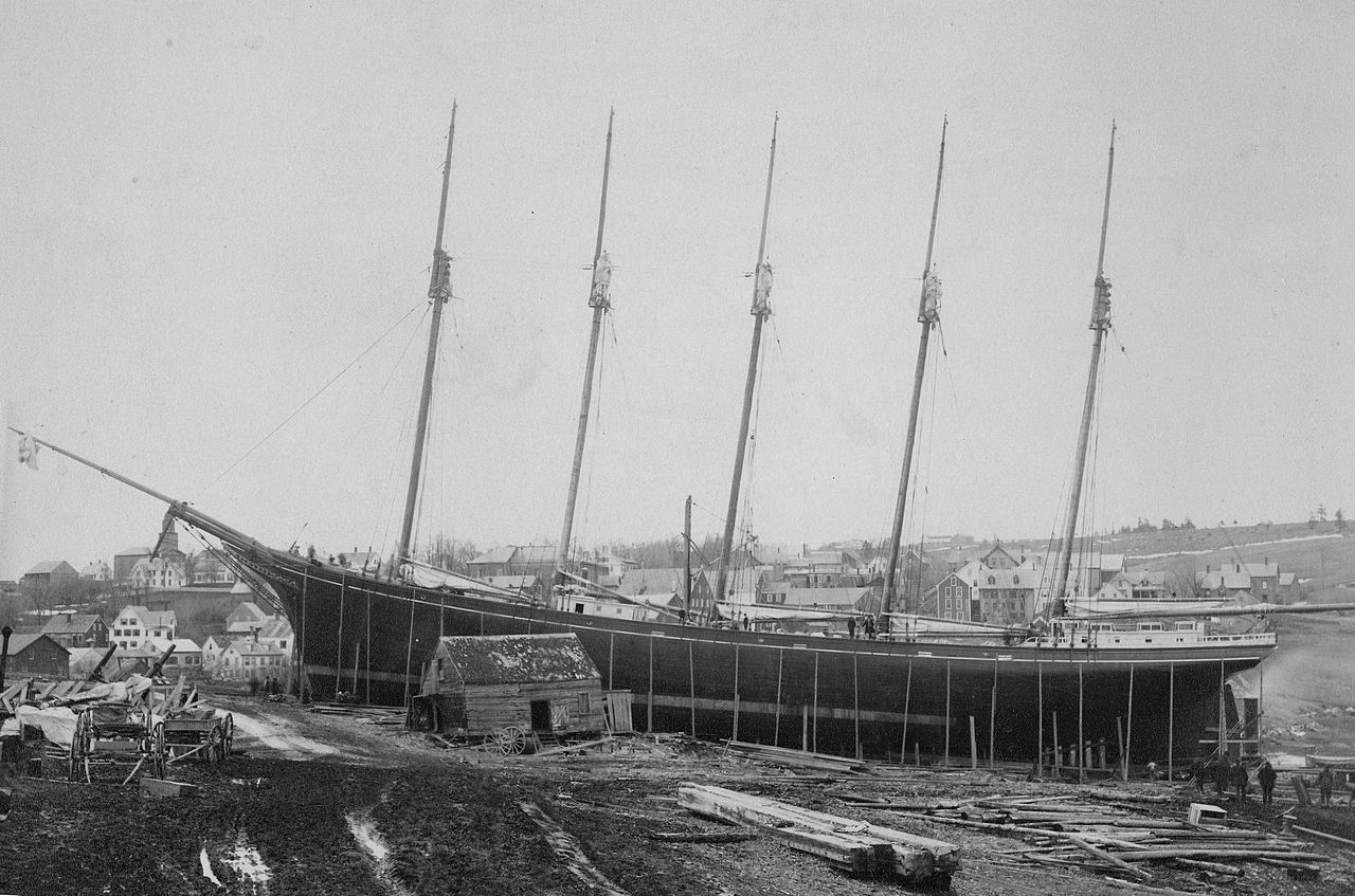 Schooner Governor Ames 1888 Launch